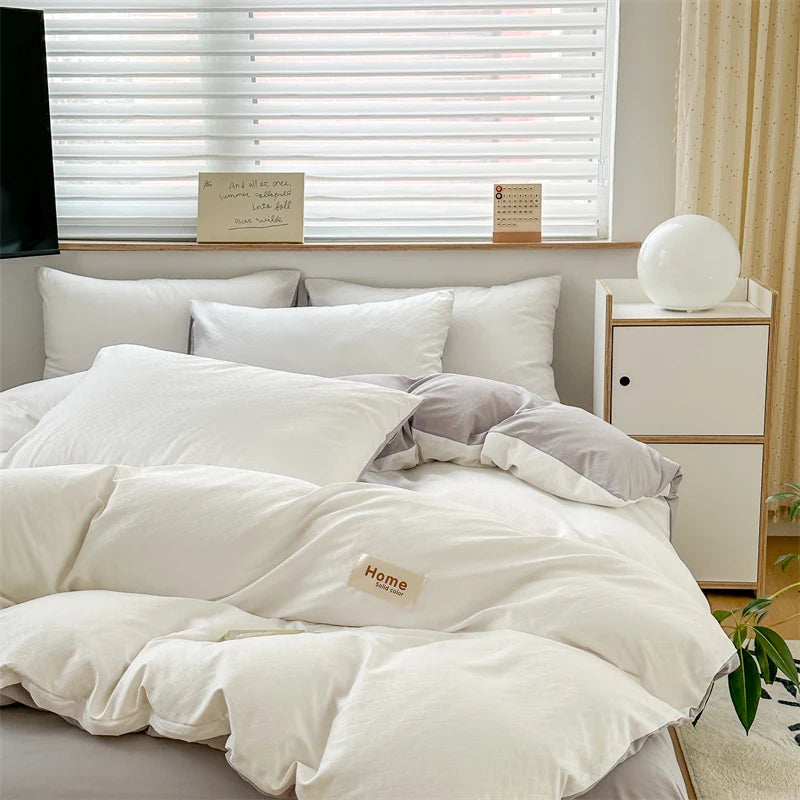 Parure Housse de Couette en Jacquard