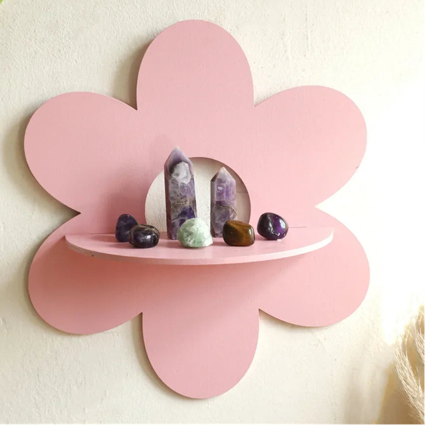 Etagère Murale en Forme de Fleur