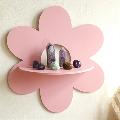Etagère Murale en Forme de Fleur