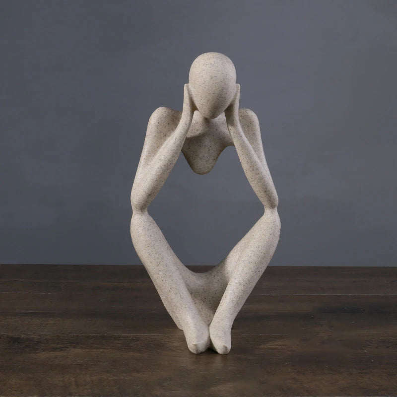 Statue du Penseur Abstraite