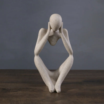 Statue du Penseur Abstraite