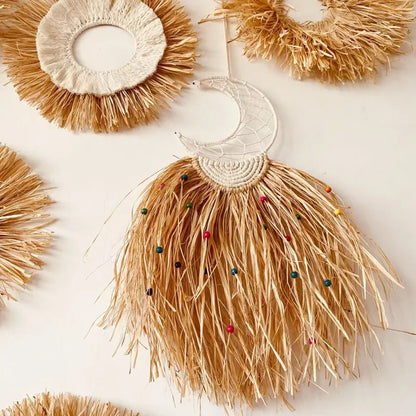 Décorations Murales  en raphia