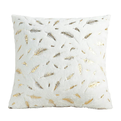 Housse de Coussin en Peluche