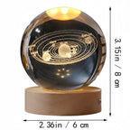 Boule de Cristal 3D Décoration Intérieure