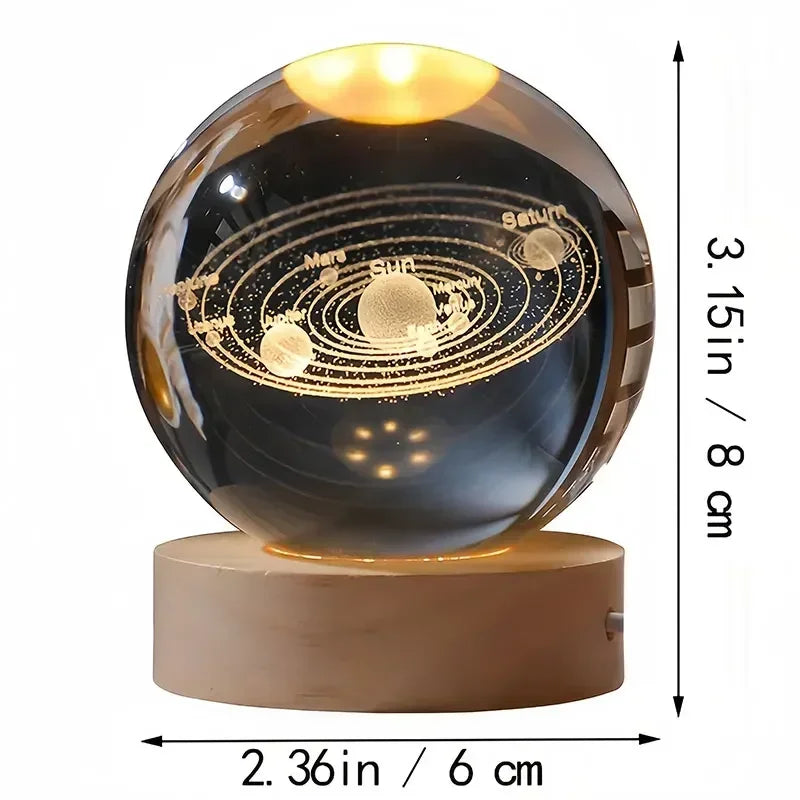 Boule de Cristal 3D Décoration Intérieure