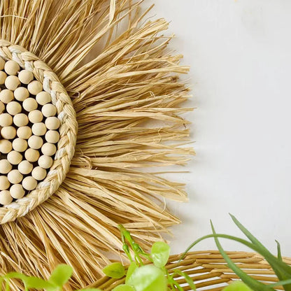 Décorations Murales  en raphia