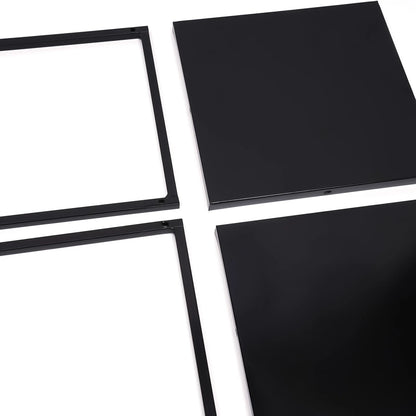 Etagère Support pour plantes Noir 2 pièces