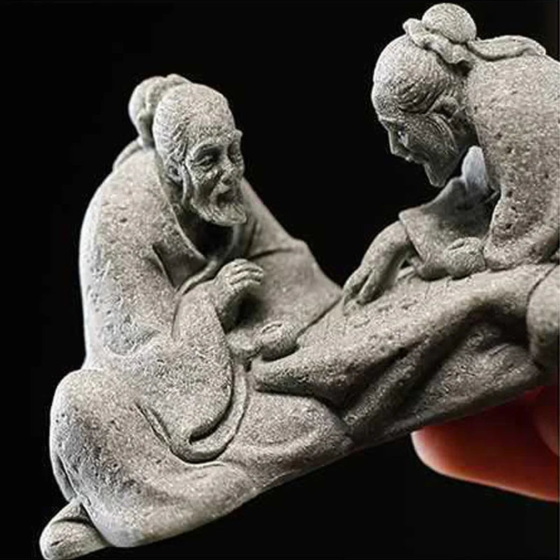 Figurines Miniatures d’Aînés Chinois