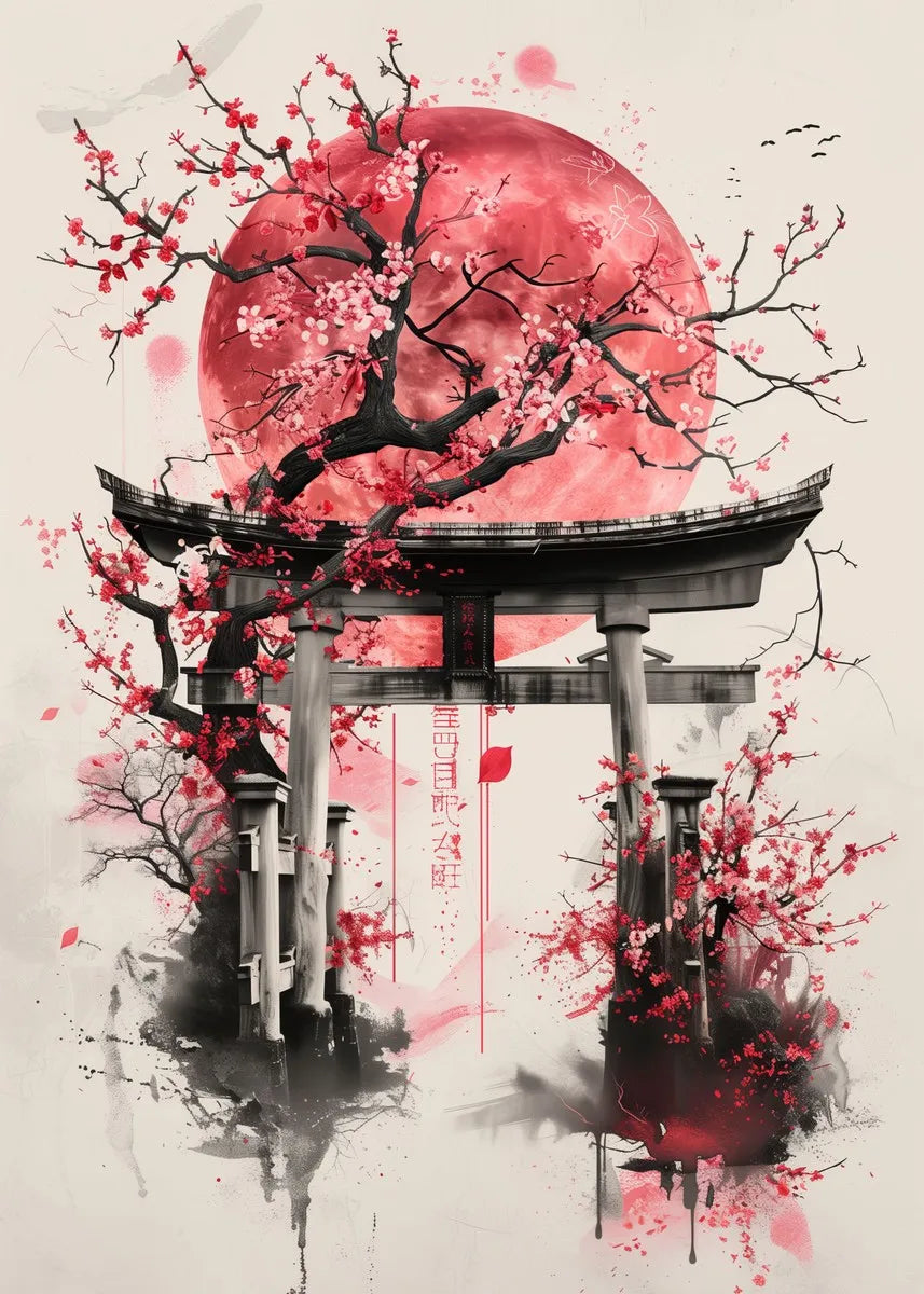 Tableau Moderne Art Asie