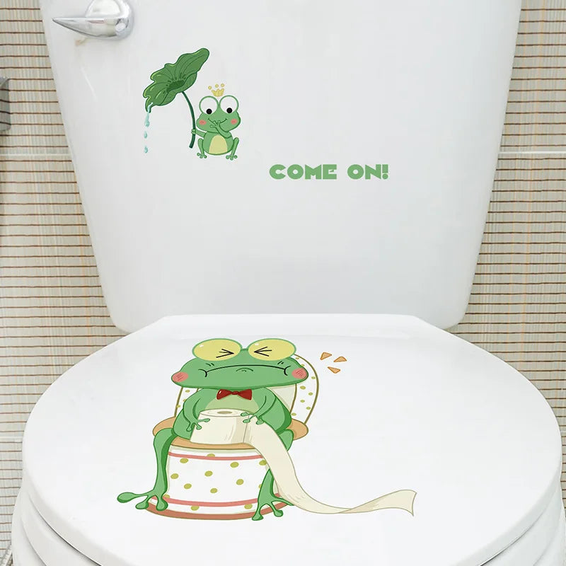 Autocollant Mural Plante WC