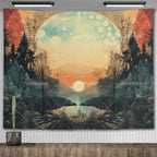 Tenture Murale Lune