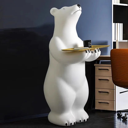 Grande Sculpture d'Ours