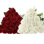 Fleur Artificielle Rose en Velours