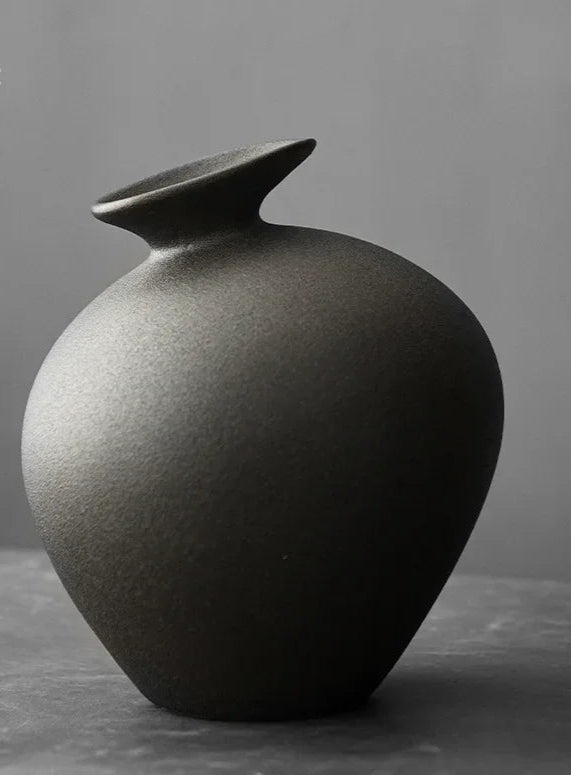 Vase en Terre Cuite Style Japonais