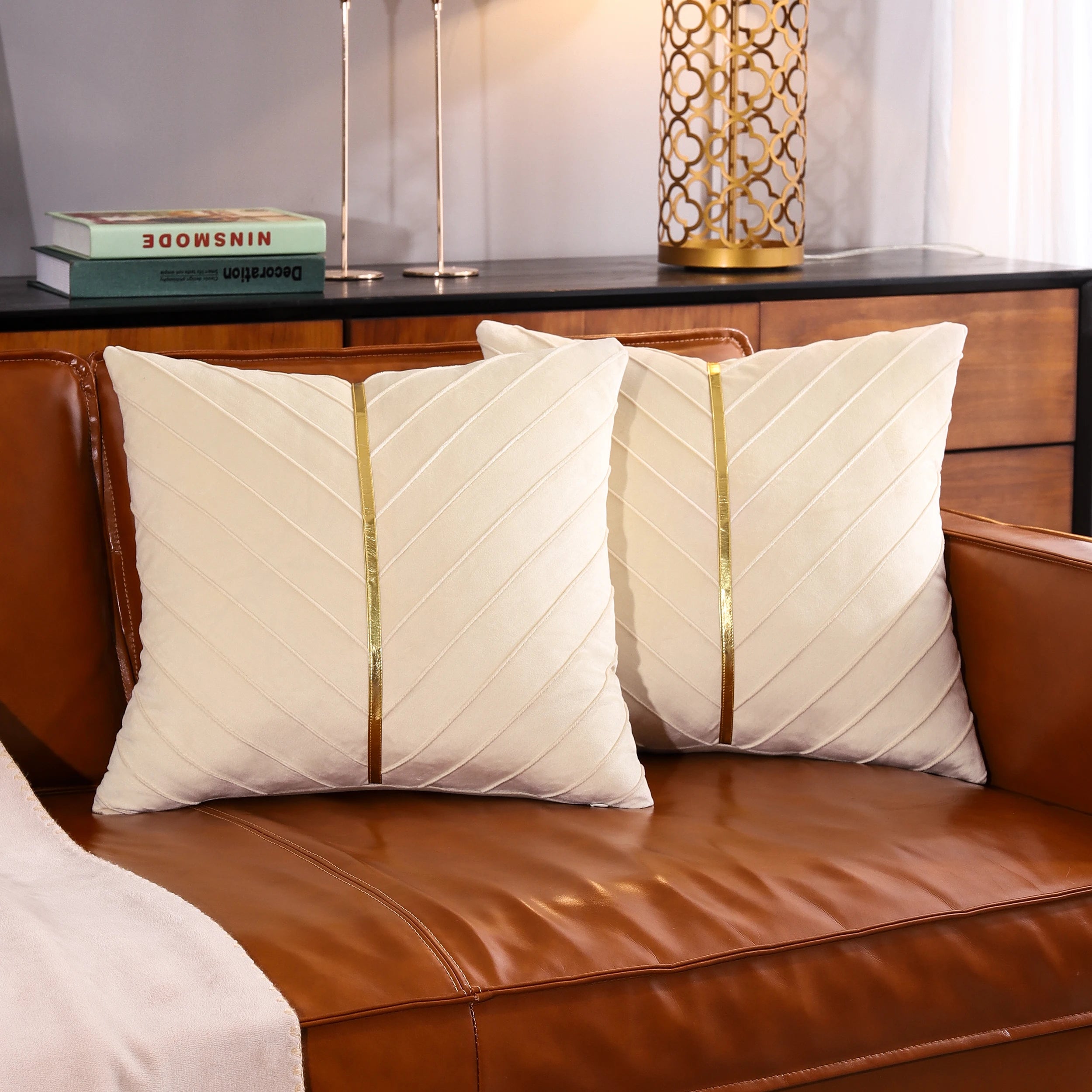 Housse de coussin flocon de neige en velours