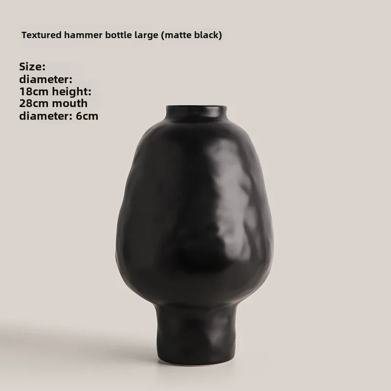 Vase en Céramique motif Martelé