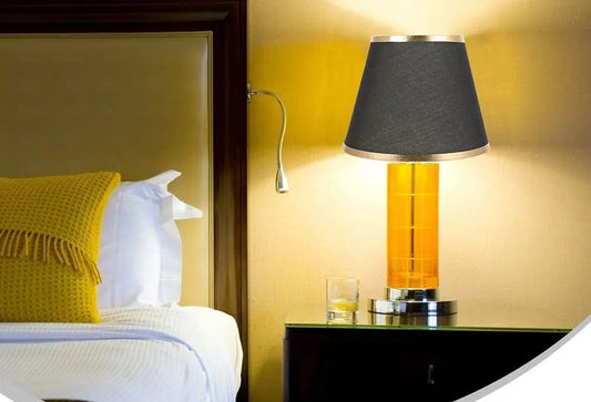 Abat Jour Moderne cylindrique en Tissu