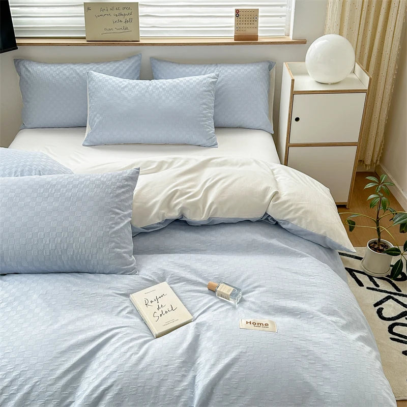 Parure Housse de Couette en Jacquard