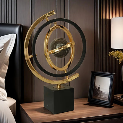 Sculpture Sphérique en Métal