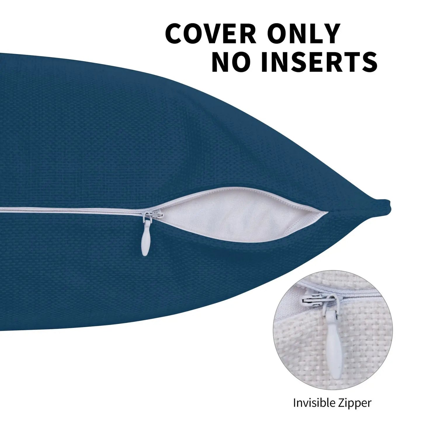 Housse de Coussin en Lin