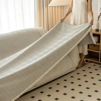 Housse de Canapé en Chenille Simple