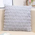 Housse de Coussin à Motif Coeur