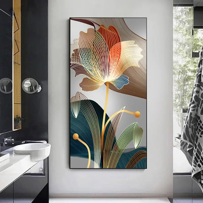 Tableau Moderne Art Fleur