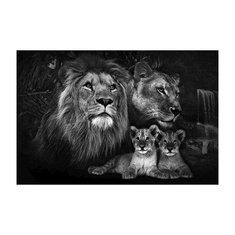 Toile d’Art Animal  Lion