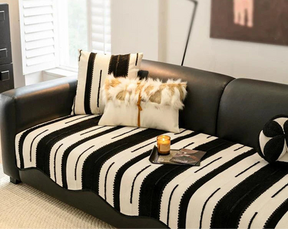 Housse de canapé en chenille