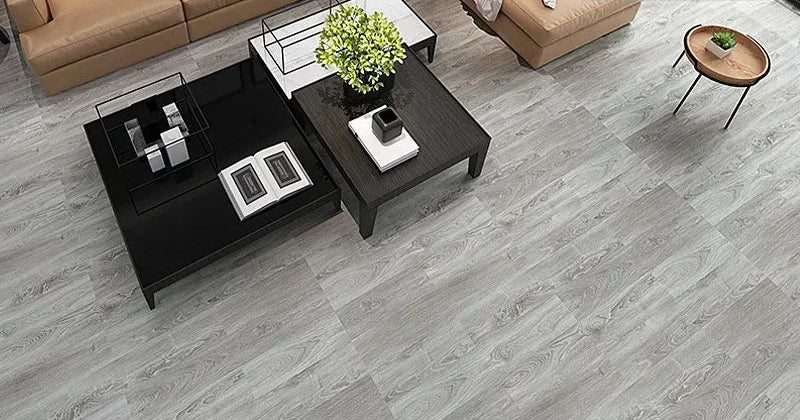 Autocollant de Sol grain de bois