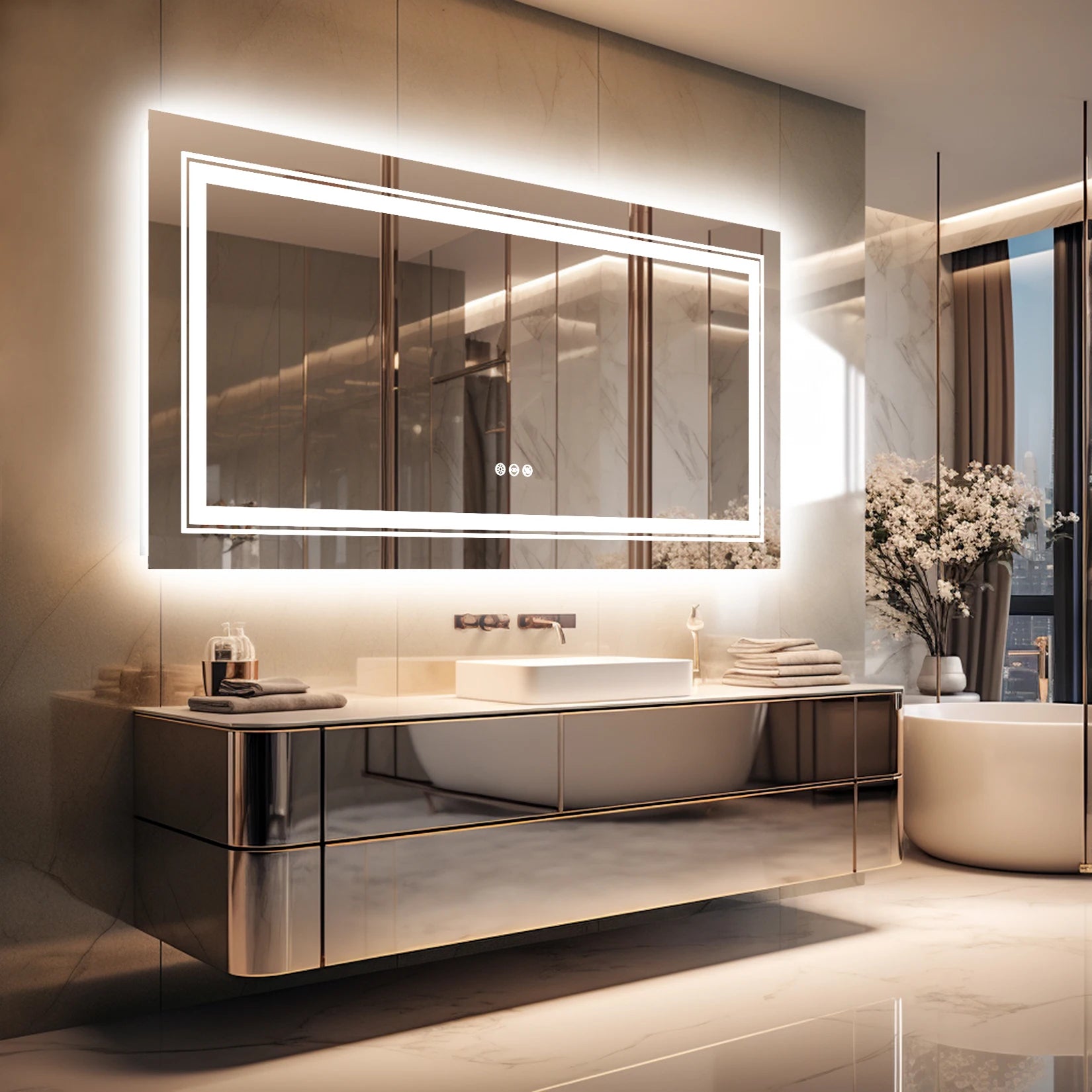 Miroir Décoratif Led