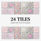 Autocollant Mural Effet carrelage