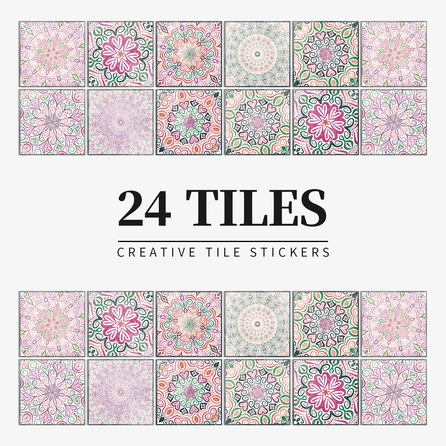 Autocollant Mural Effet carrelage