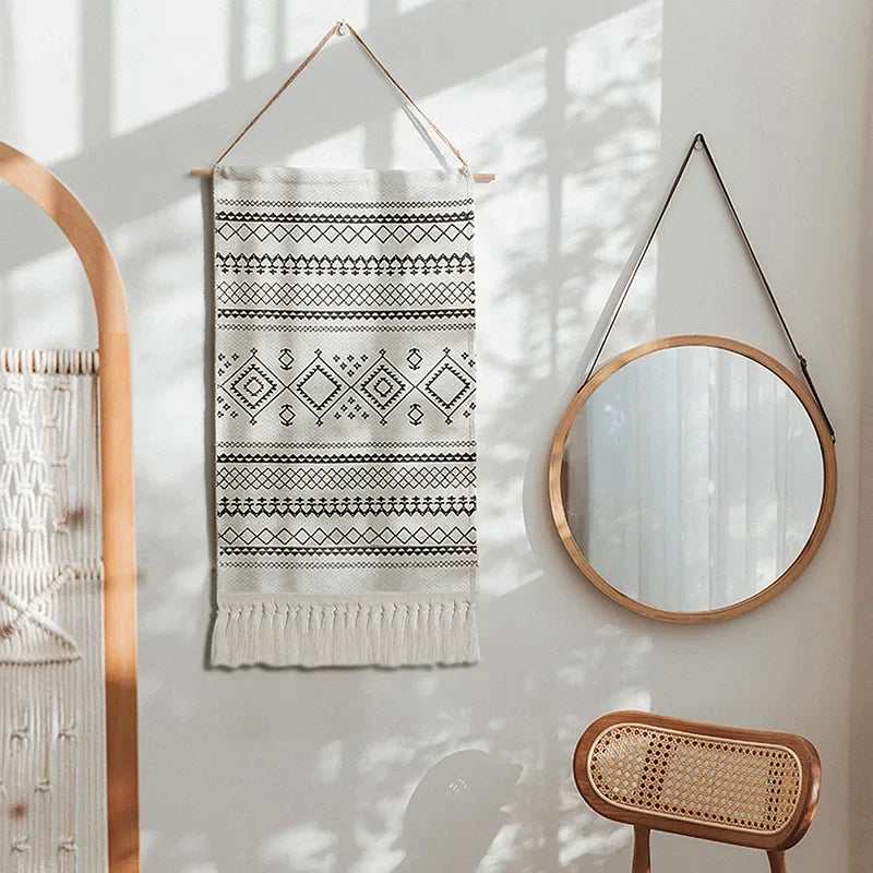 Tapisserie Murale bohème chic en Macramé