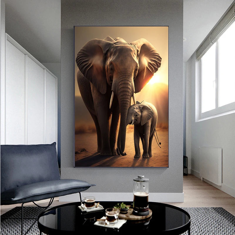 Tableau Moderne Art Animals