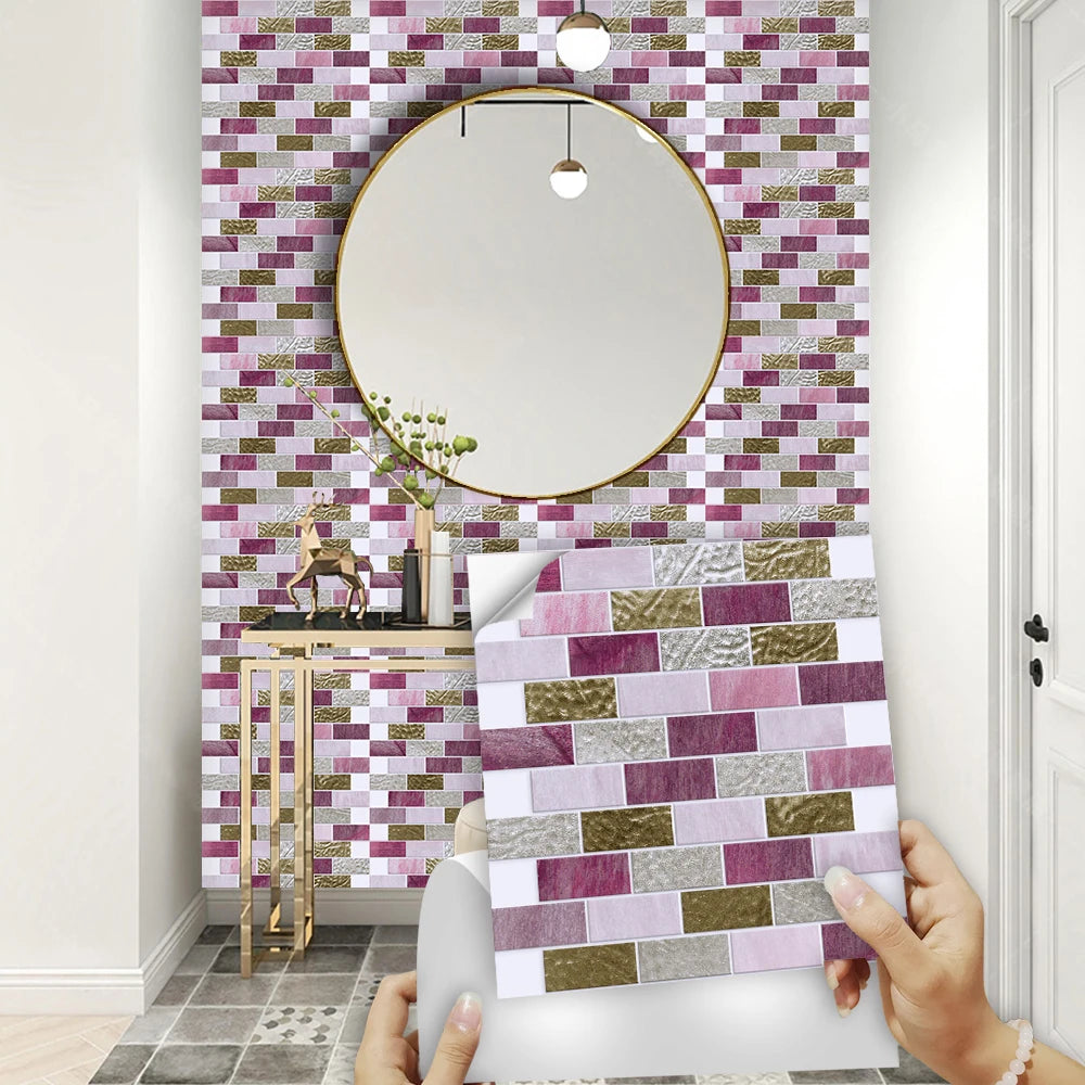 Revêtement Autocollant Mural Décoratif Mosaïque