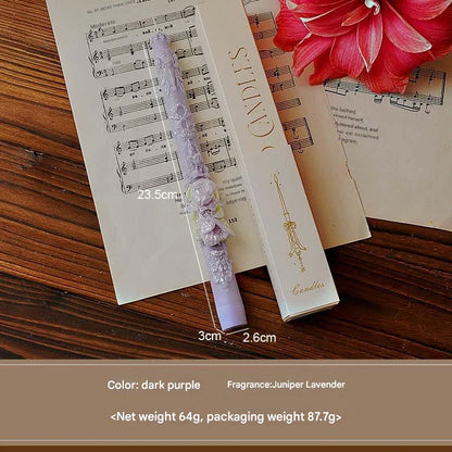 Bougie Romantique en Relief