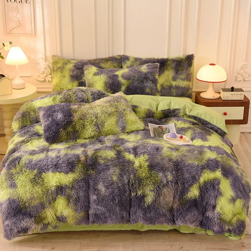 Parure Housse de Couette en Velours