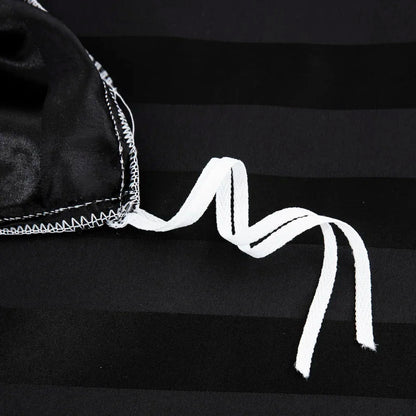 Parure Housse de couette rayée en Satin