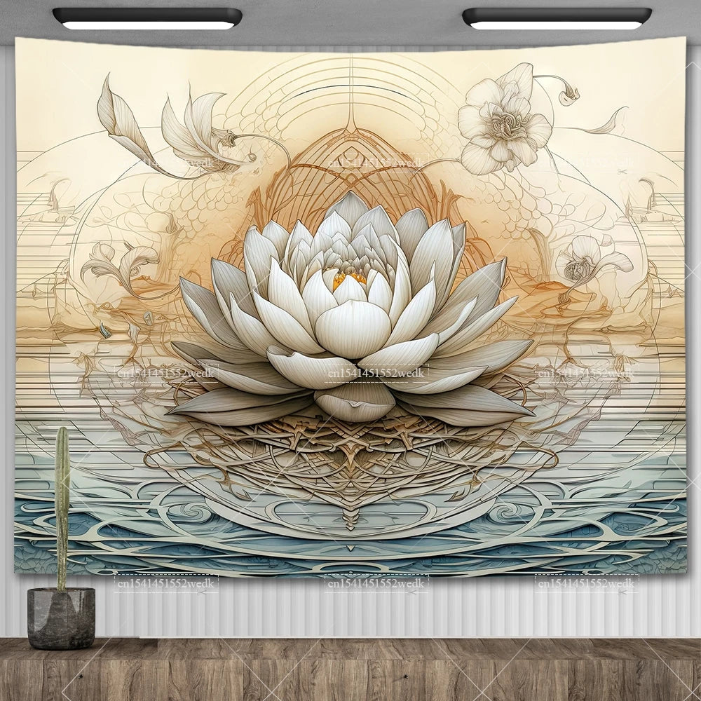 Tenture Murale Lotus