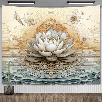 Tenture Murale Lotus