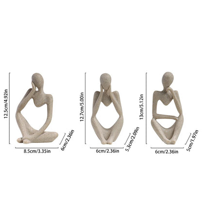 Statue du Penseur Abstraite