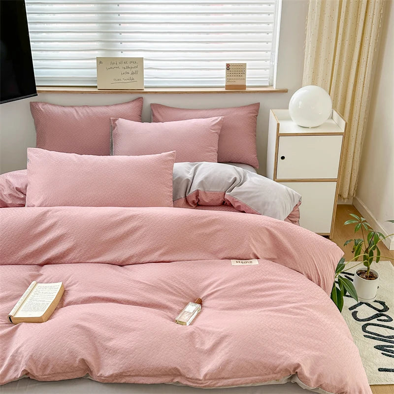 Parure Housse de Couette en Jacquard
