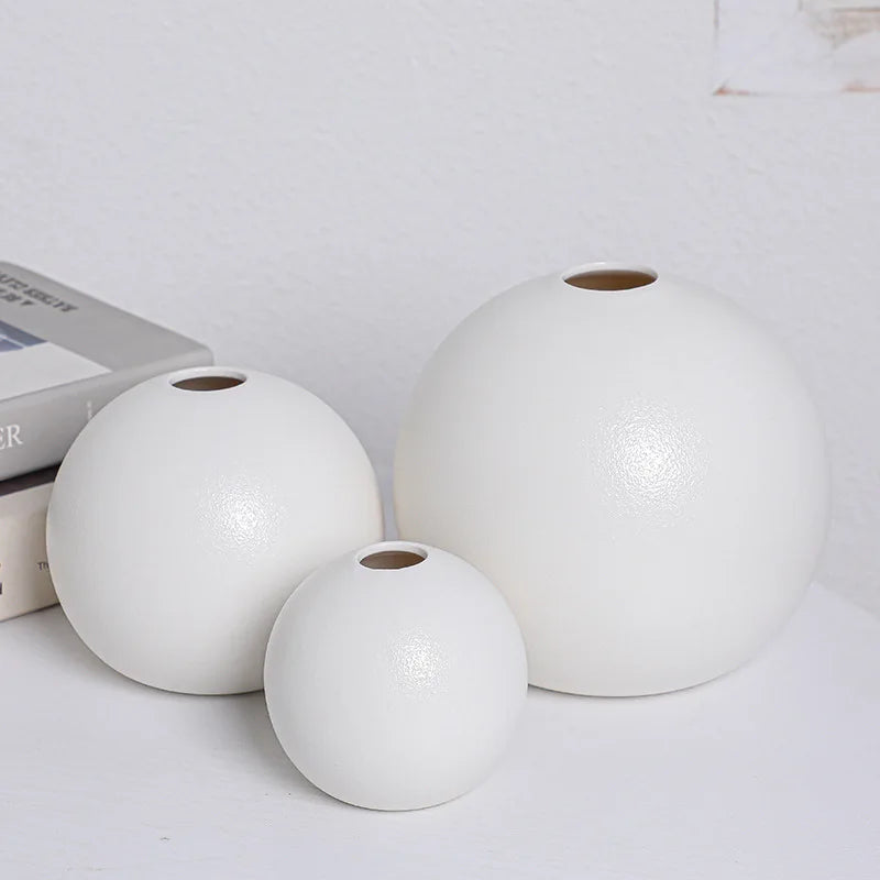 Vase en Céramique Rond