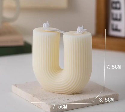 Bougie Parfumée en forme de U