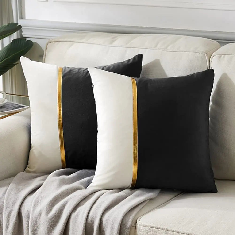 Housse de Coussin Décorative velours