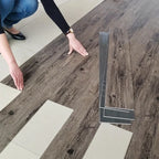 Autocollant de Sol grain de bois