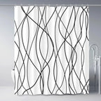 Rideau de Douche en Tissu