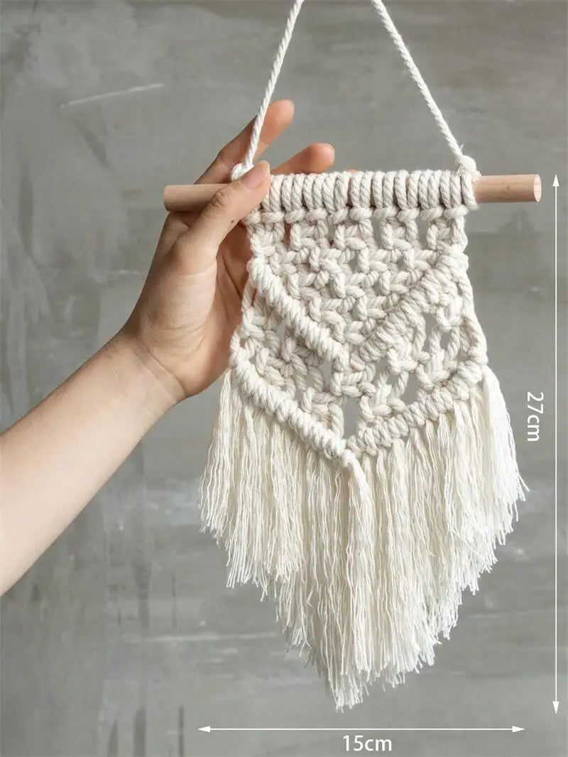 Tenture Murale Nordique en Macramé