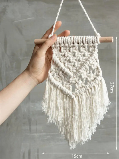 Tenture Murale Nordique en Macramé